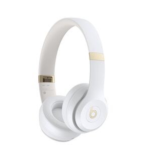 Beats by Dre White and Gold Over-Ear Headphones